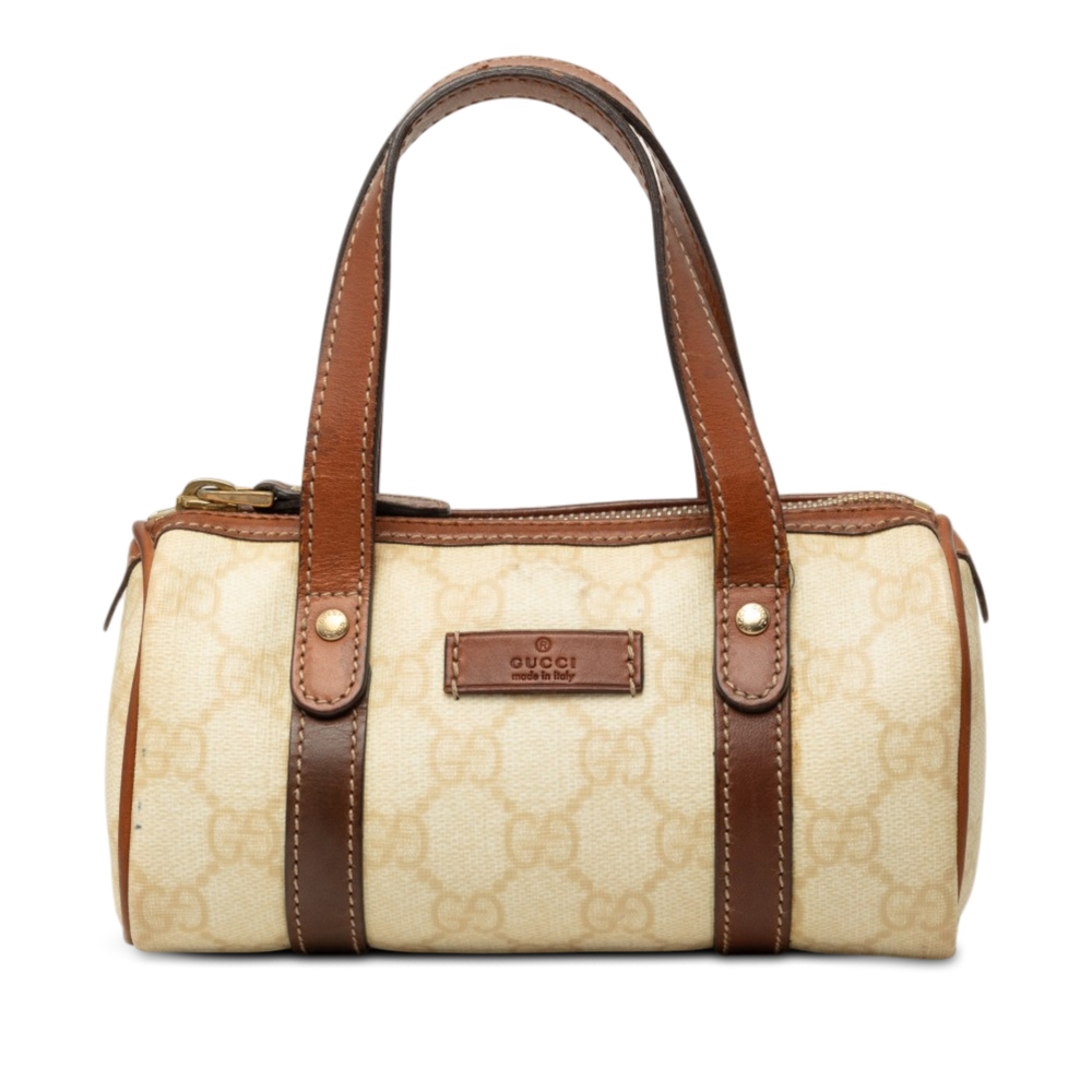 Pre-Loved Gucci Mini GG Supreme Joy Boston Bag